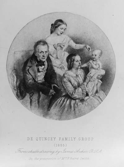 Thomas de Quincey and His Family by James Archer